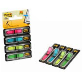 MINISET FRECCE 96 SEGNAPAGINA Post-it® INDEX 684-ARR4 IN 4 COLORI VIVACI