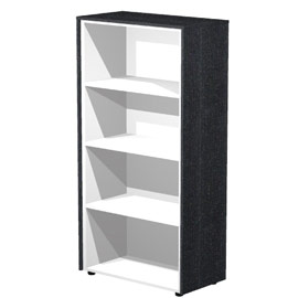 MOBILE MEDIO-ALTO A GIORNO 82,8X43cm H158,2cm NERO VEN. - PRESTIGE