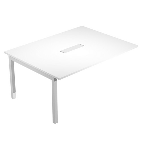 Modulo aggiuntivo per tavolo riunioni AGORA' 160X120x74,4cm Bianco