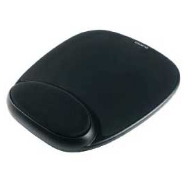 MOUSEPAD con POGGIAPOLSI COMFORT GEL NERO KENSINGTON