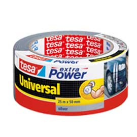 NASTRO ADESIVO 25mtx50mm GRIGIO tesaÂ® Extra Power Universal