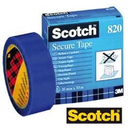 NASTRO ANTIEFFRAZIONE BLU ScotchÂ® 820-3533-S 35MMX33MT 3M