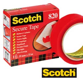 NASTRO ANTIEFFRAZIONE ROSSO Scotch  820-3533-S 35MMX33MT 3M
