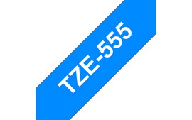 NASTRO BROTHER TZE-555 24MMx8MT LAMINATO BIANCO SU BLU