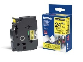 NASTRO LAM.CON ADESIVO RESIST.TZE-S63124MMx8MT NERO/GIALLO