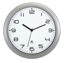 OROLOGIO DA PARETE HORNEW D30cm GRIGIO Metal Alba