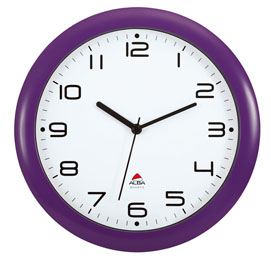 OROLOGIO DA PARETE HORNEW D30cm VIOLA Alba