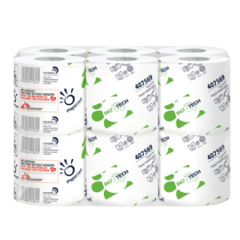 Pacco 12RT carta igienica classica 2veli 18,2mt 165 strappi BioTech Papernet