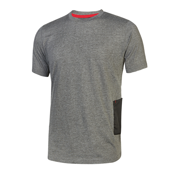 Pack 3 Magliette a maniche corte Tg L grigio scuro Road U-Power