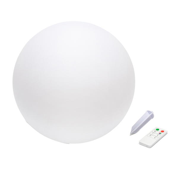 Palla led RGB Solar Nova XL a ricarica solare D30cm Velamp