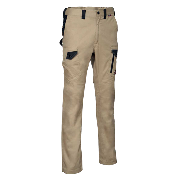 ***Pantalone Jember Super strech Taglia 54 corda/nero Cofra