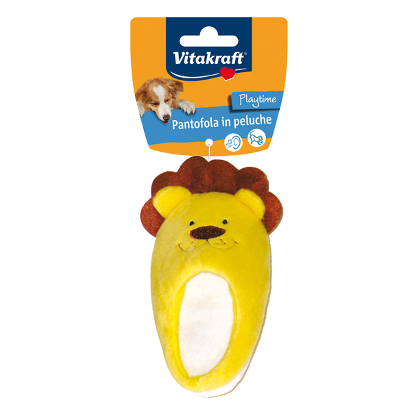 Pantofola in peluche piccola per cani