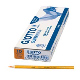 Pastello Giotto Supermina monocolore arancio medio 10