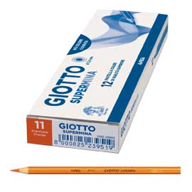 Pastello Giotto Supermina monocolore arancione 11