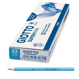 Pastello Giotto Supermina monocolore celeste 22