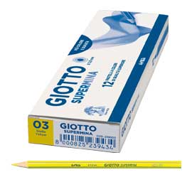 Pastello Giotto Supermina monocolore giallo 03