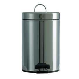 PATTUMIERA 3LT A PEDALE IN ACCIAIO INOX