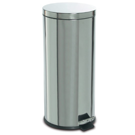 PATTUMIERA CON PEDALE ACCIAIO INOX 30LT STILCASA