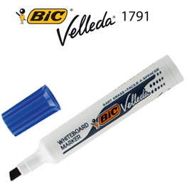 Pennarello VELLEDA 1791 punta scalpello whiteboard blu BICÂ®