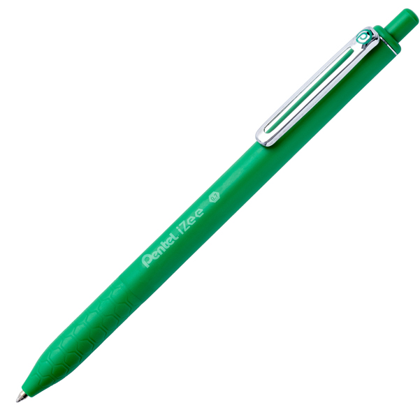 Penna sfera a scatto i Zee verde 0.7mm PENTEL