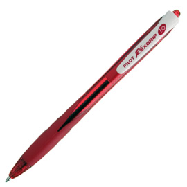 PENNA SFERA SCATTO REXGRIP 1.0MM ROSSO PILOT