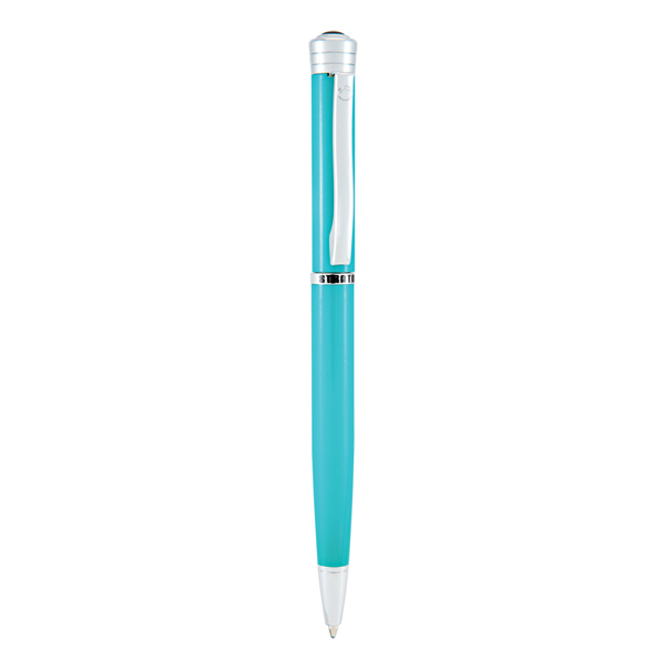 Penna sfera Strata M fusto turchese Monteverde