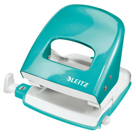 Perforatore 2 fori 5008 WOW acqua marina metal max 30fg LEITZ