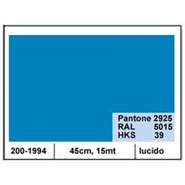 PLASTICA ADESIVA DC-FIX 45CM X 15MT AZZURRO CIELO 114 LUCIDO