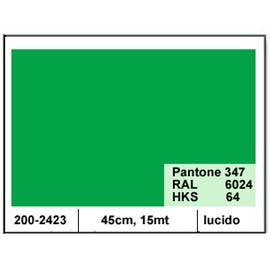 PLASTICA ADESIVA DC-FIX 45CM X 15MT VERDE 120 LUCIDO