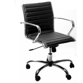 POLTRONA DIREZIONALE Pollux New PND NERO in pelle