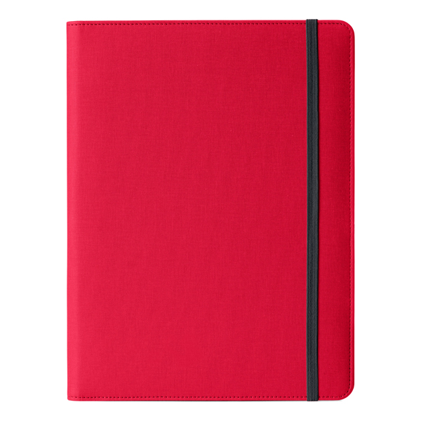 Portablocco Meet c/elastico dim. 31x25x1,4cm rosso InTempo