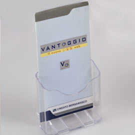 PORTADEPLIANT DA BANCO 1/3-A4 1TASCA 11X19,8X8,3CM TECNOSTYL