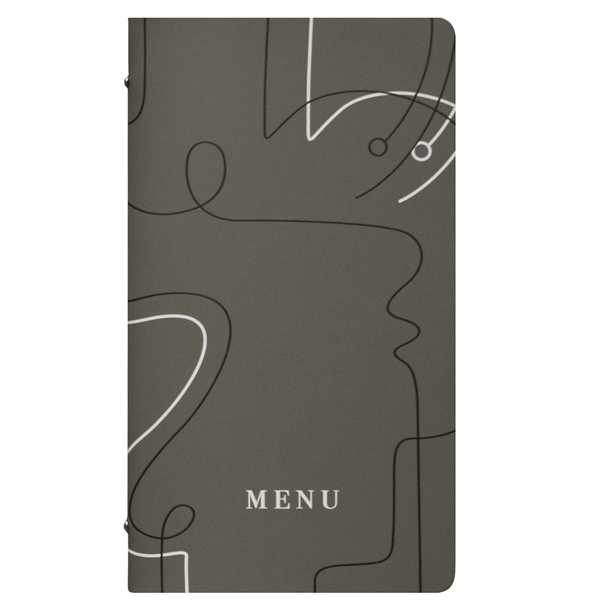 PortamenU' F.to 18x31,6cm Linea Linee - grigio