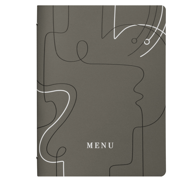 PortamenU' F.to A4 24,6x31,6cm Linea Linee - grigio