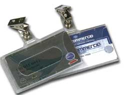 PORTANOME 9X5,6CM SEMIRIGIDO C/CLIP 31-070 LEBEZ