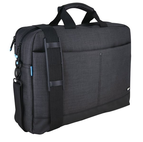 Porta notebook 17.1'' dim. 43x30,5x13cm in polyestere nero City Time
