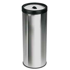 Posacenere con sabbia in acciaio Inox h. 72cm