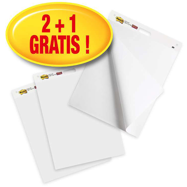 PROMO PACK 2 +1in omaggio lavagna 559P Post-it  Meeting chart