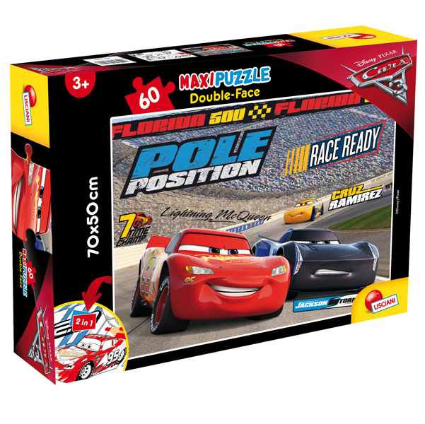 Puzzle Maxi 60pz ''Disney Cars 3 Challenge'' Lisciani