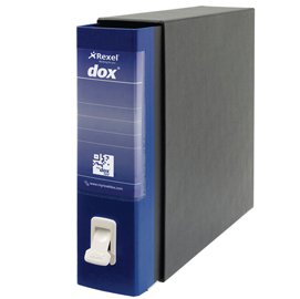 Registratore Dox 2 blu dorso 8cm f.to protocollo Esselte