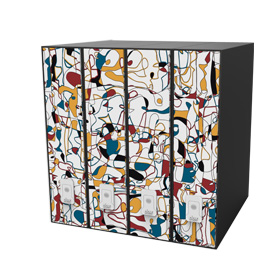 Registratore Dox 2 Infinity dorso 8cm f.to protocollo Esselte