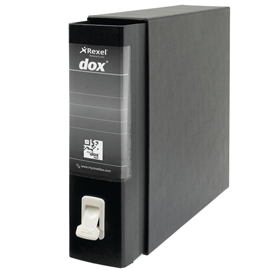 Registratore DOX 2 nero dorso 8cm f.to protocollo Esselte