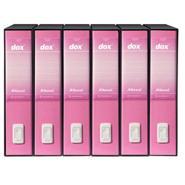 Registratore Dox 2 rosa 8cm f.to protocollo Esselte