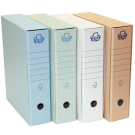 REGISTRATORE ECO NEW CAMOSCIO DORSO 8CM F.TO PROTOCOLLO