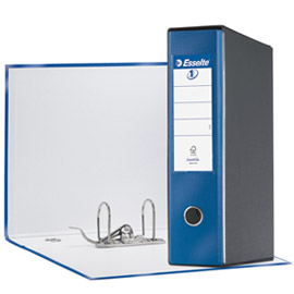 Registratore EUROFILE G53 blu metal dorso 8cm f.to commerciale ESSELTE