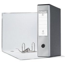Registratore EUROFILE G53 grigio metal dorso 8cm f.to commerciale ESSELTE