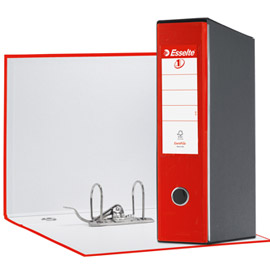 Registratore EUROFILE G53 rosso dorso 8cm f.to commerciale ESSELTE