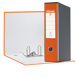 Registratore EUROFILE G55 arancio dorso 8cm f.to protocollo ESSELTE