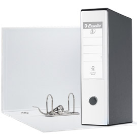 Registratore EUROFILE G55 bianco dorso 8cm f.to protocollo ESSELTE