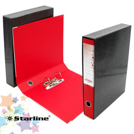 Registratore KINGBOX f.to protocollo dorso 5cm rosso STARLINE